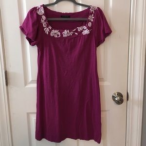 Banana Republic embroidered dress
