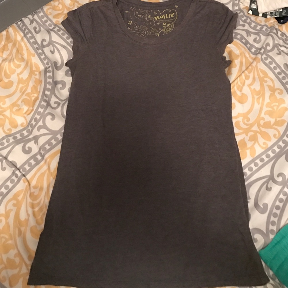 Gray shirt