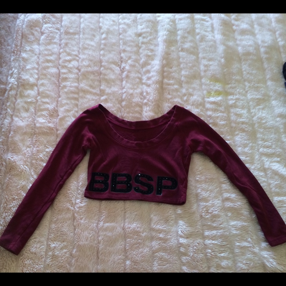 💘Bebe Sport Long Sleeve Crop Top💋