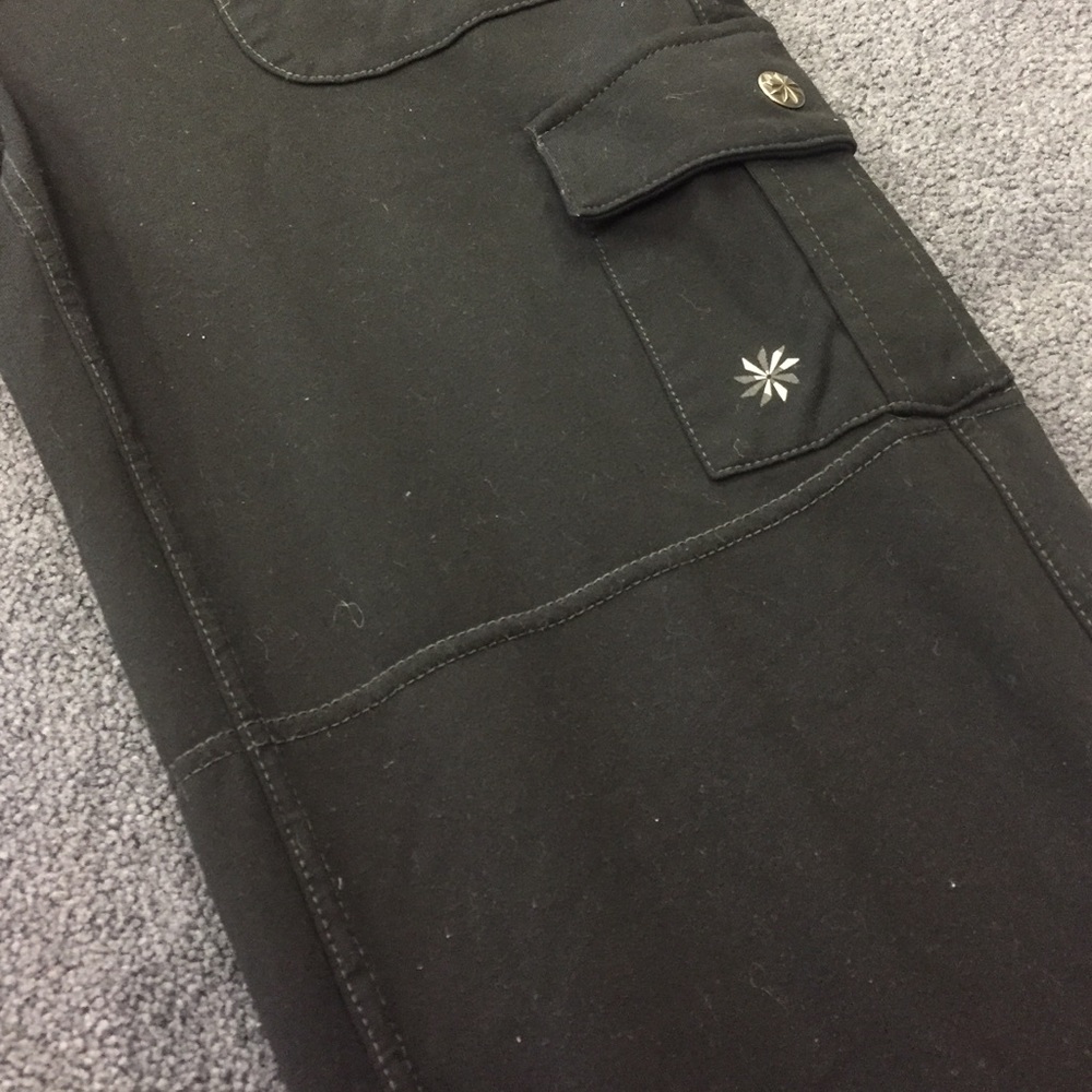 Athleta sweatpant w/pockets/zippers drawstring leg - Picture 3 of 4