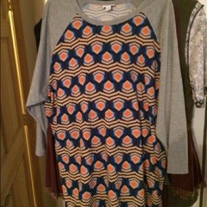 Lularoe Randy Peacock 3xl New with tags