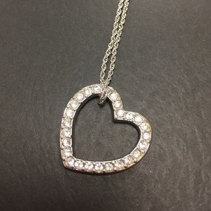 SWAROVSKI Crystal Floating Heart Necklace