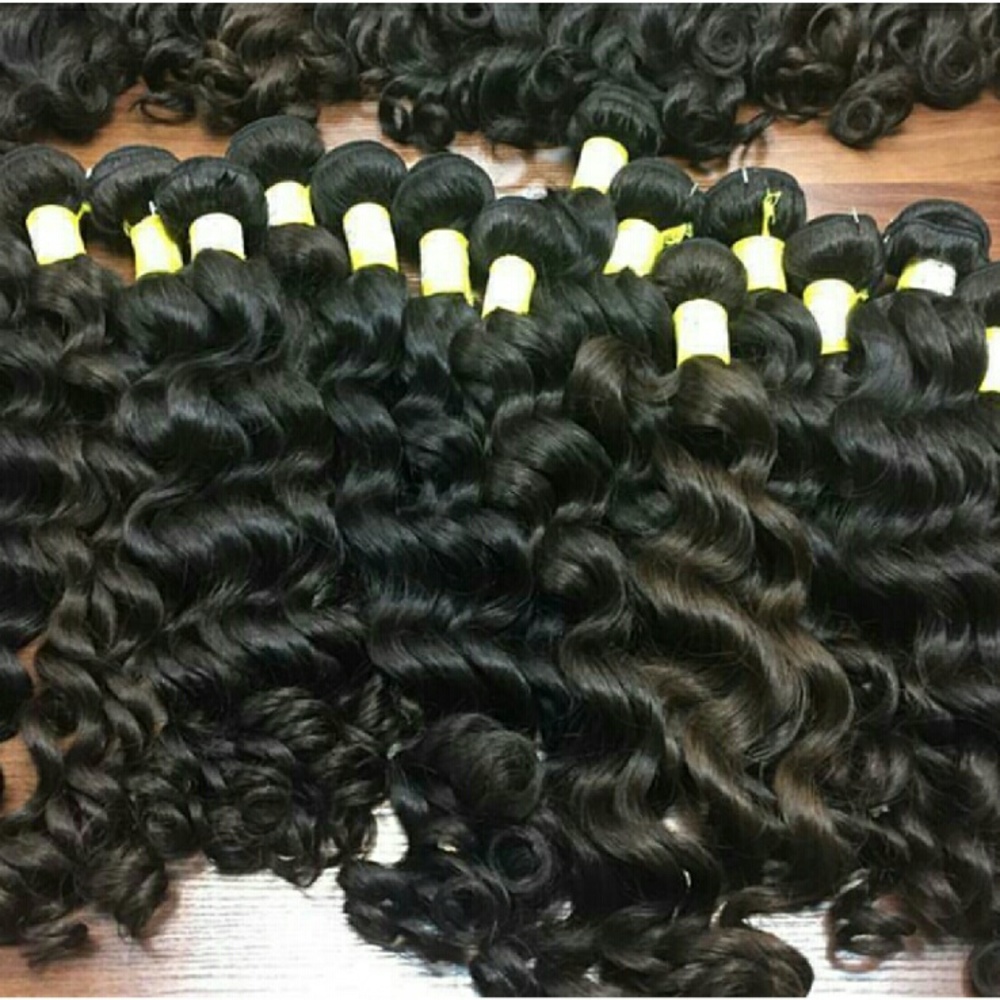 100%  unprocessed Indian human hair