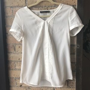 The Limited blouse with gold shoulder detail