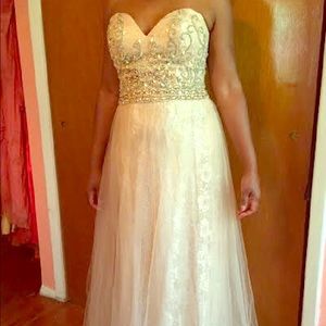Creme Formal Dress