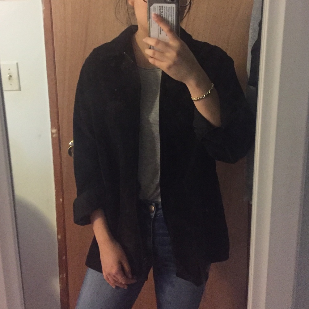 Oversized Corduroy Shirt-Jacket