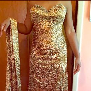 Cheetah Formal dress