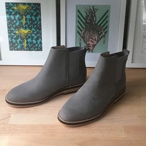 Kelsi Dagger Brooklyn Darcey Grey Suede Flat Boot