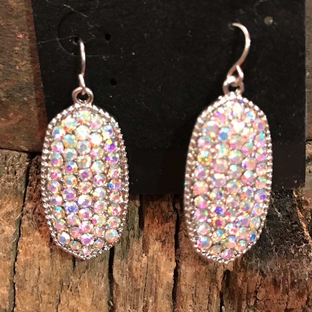 Rhinestone earrings