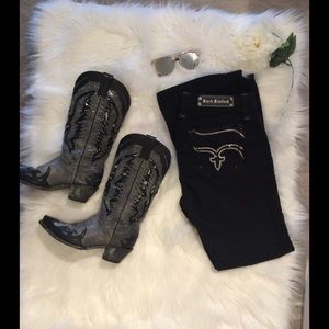 Rock Revival Jeans Black Bling