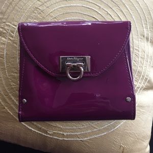 🎉HP🎉 Authentic Salvatore Ferragamo purple wallet