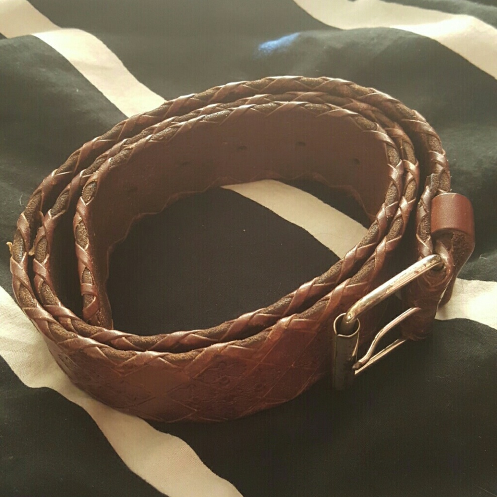 Leather belt