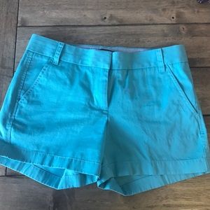 4" jcrew chino shorts