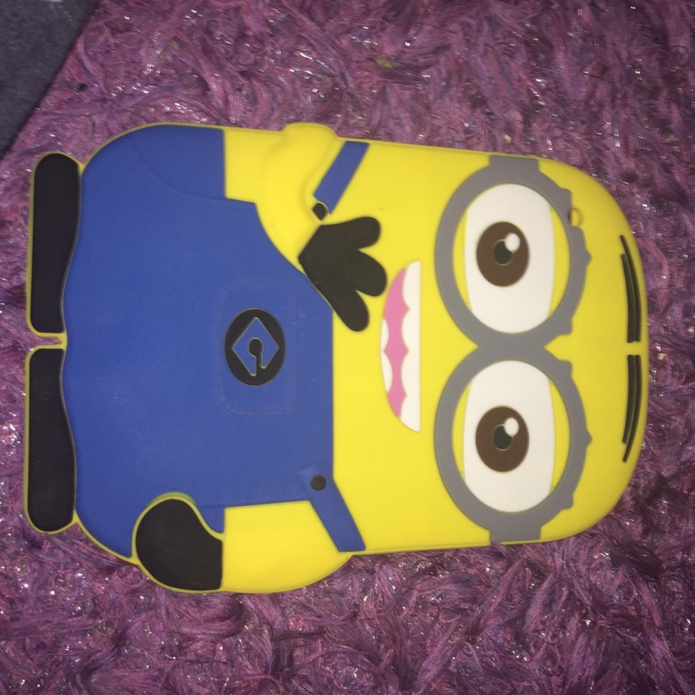 Yellow minion iPad case