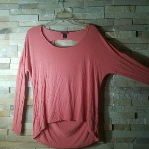 BKE Lg coral dolman top (Restyle)