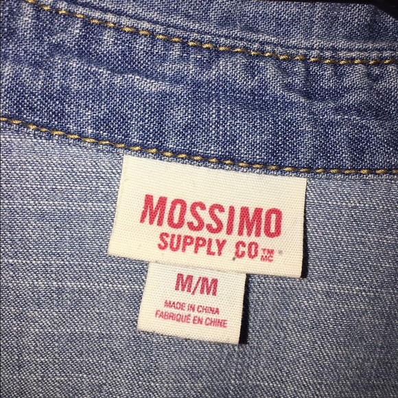 Jean button down top - Picture 2 of 4