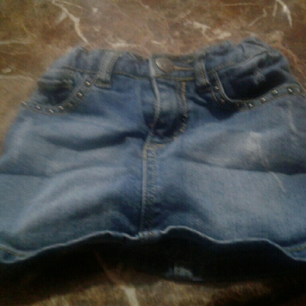 24 mons jean skirt