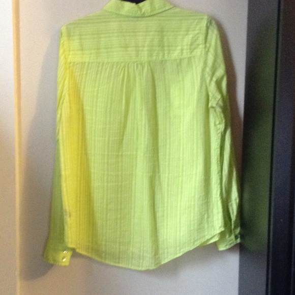 Green Button Up - Picture 2 of 4