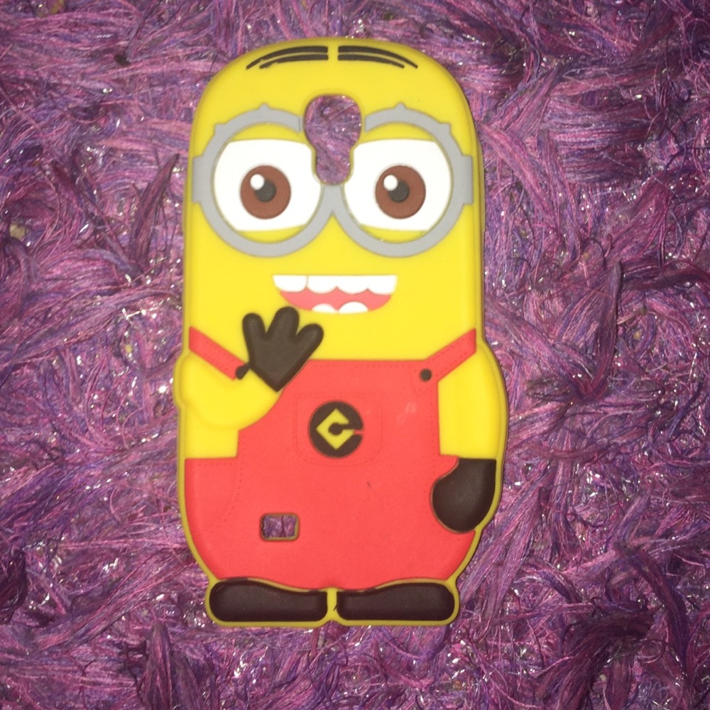 Red minion galaxy s4 case