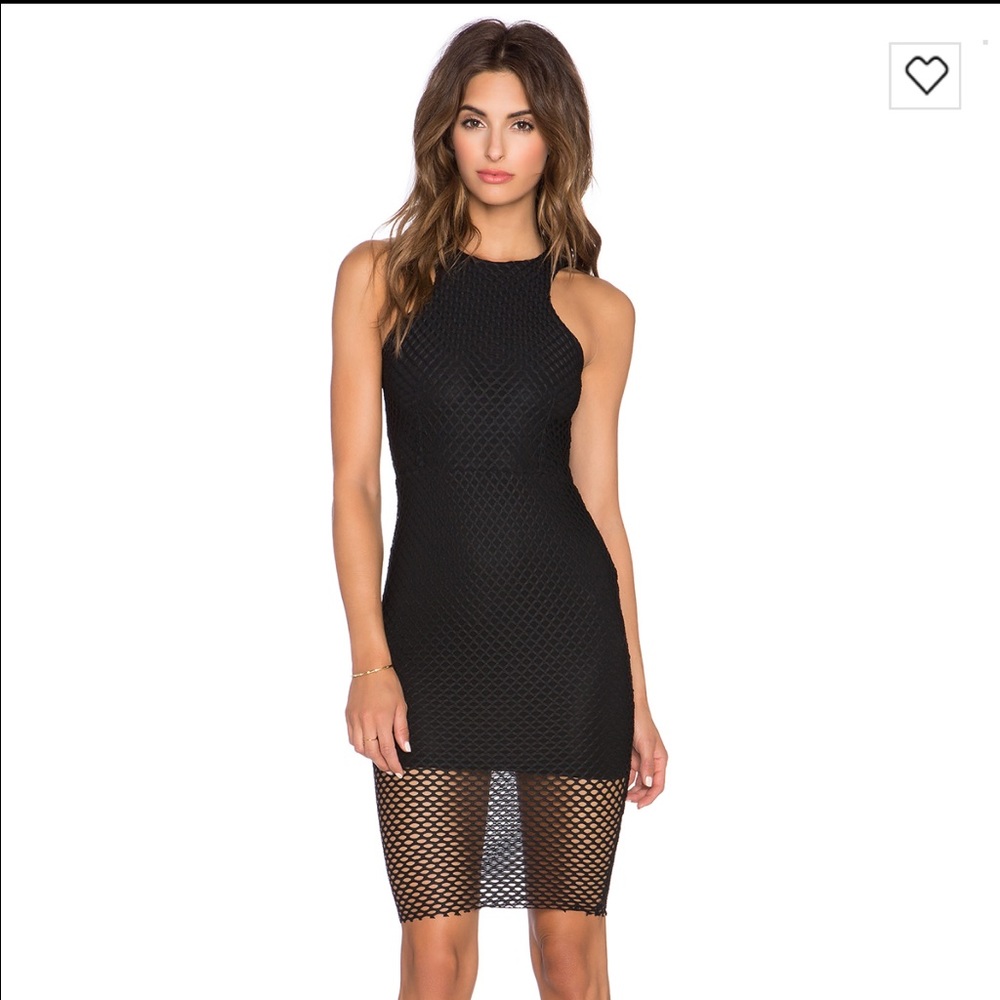 🆕 Donna Mizani Black Midi Bodycon Dress