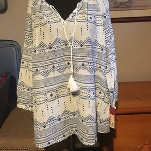 Merona light blouse new with tags