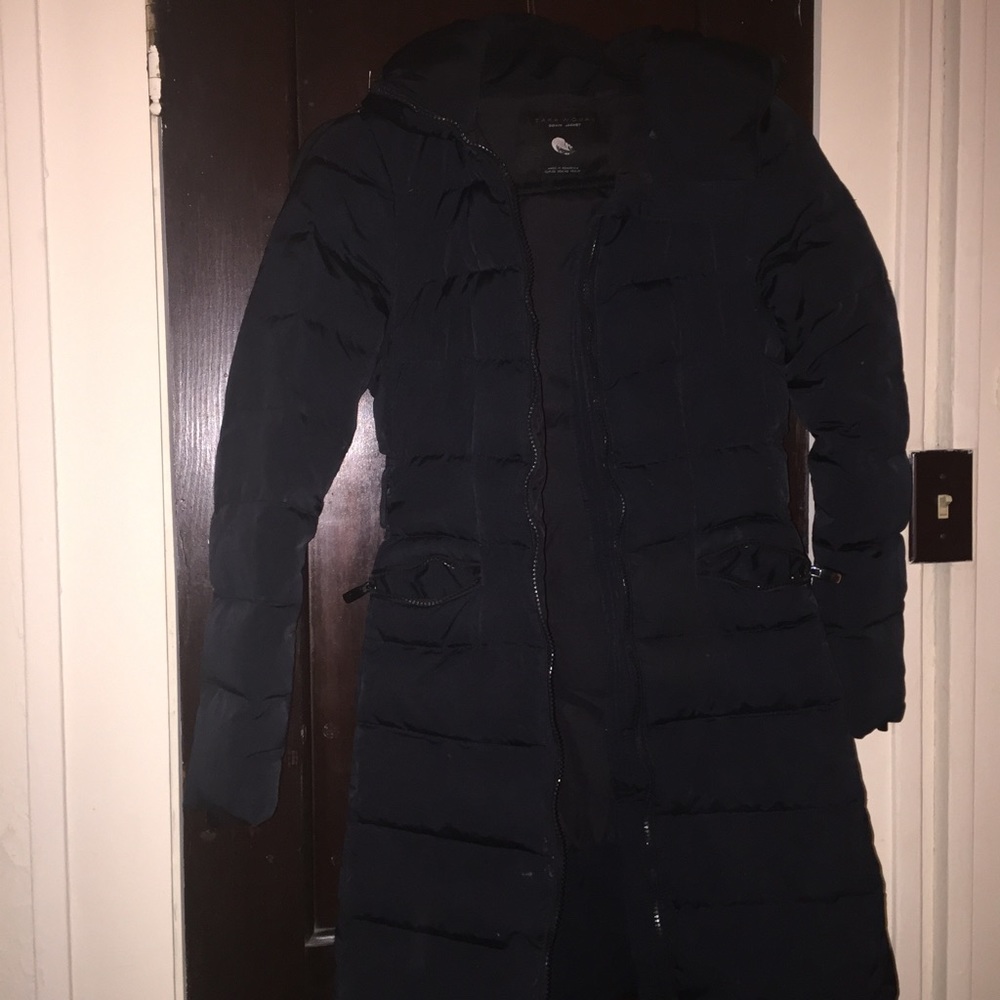 Zara women's down jacket. ends right above knee