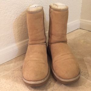 UGG classic short boots sand