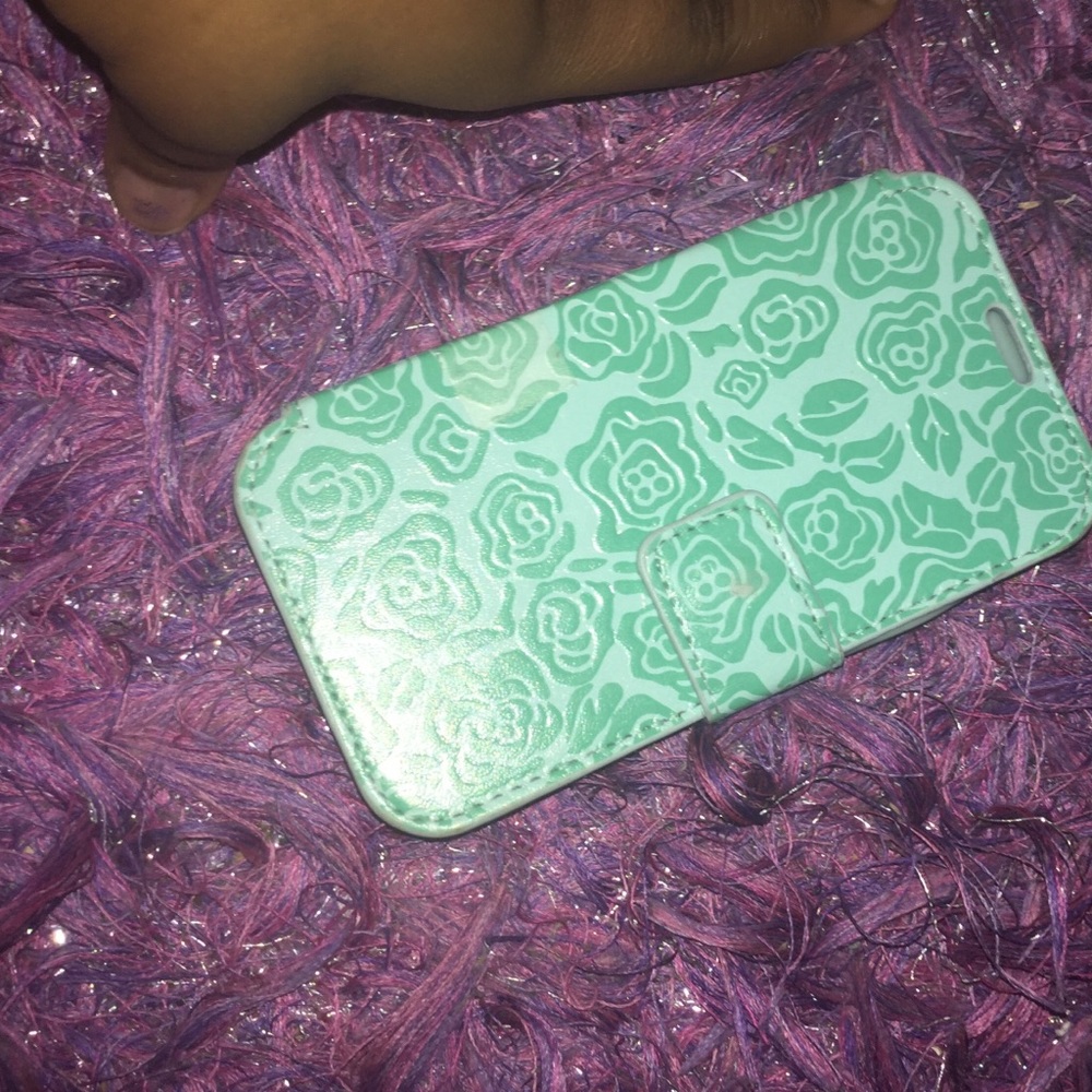 Pretty floral galaxy s4 case with wallet inside