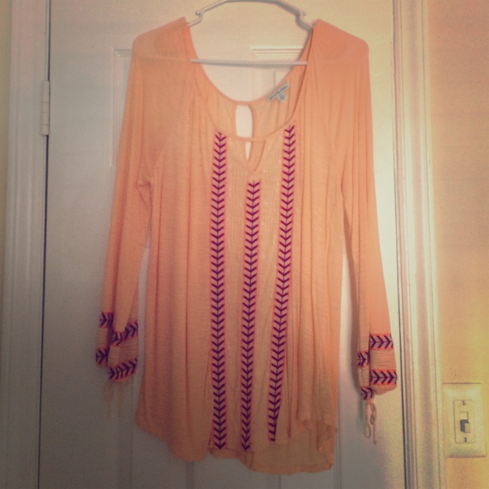 Boho American Eagle top