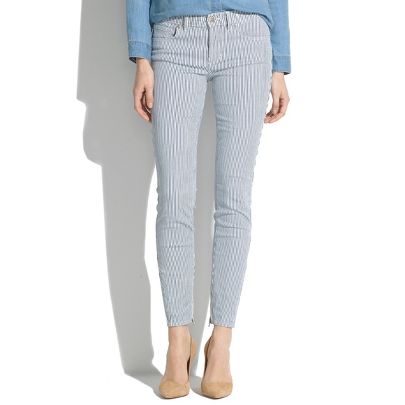 Madewell Denim - Madewell Indigo Railroad Zip Ankle Jeans