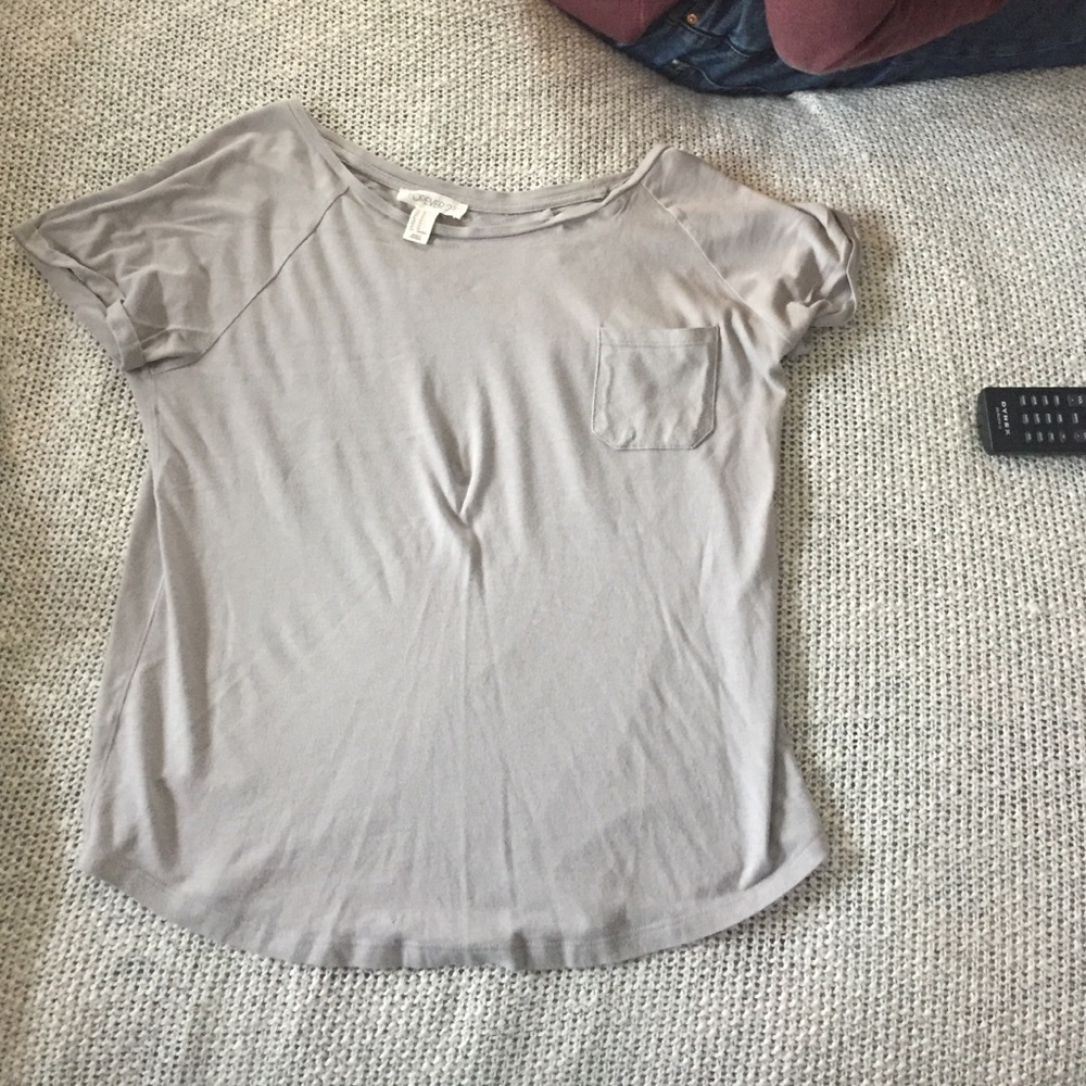 Gray Pocket T