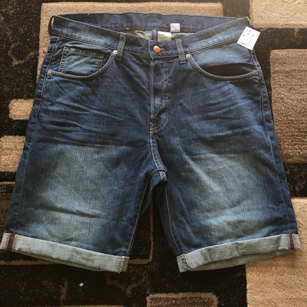 Denim shorts