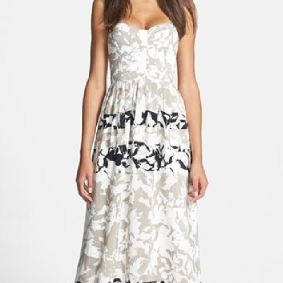 Parker Bayou Silk-Crepe Maxi Dress. Like New. S. - Picture 1 of 4