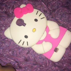 Pretty pink hello kitty galaxy s4 case