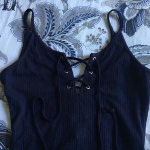 NWT Nordstrom - Glamorous Navy Blue Bodysuit