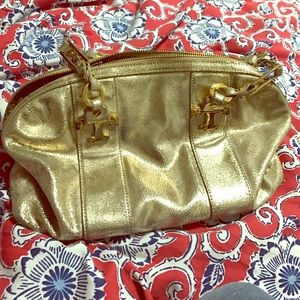 Tory burch  gold purse