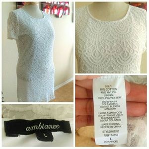 Ambiance Dresses - ⬇White Lace Dress w/ Gold Hardware Ambiance Dresses - ⬇White Lace Dress w/ Gold Hardware