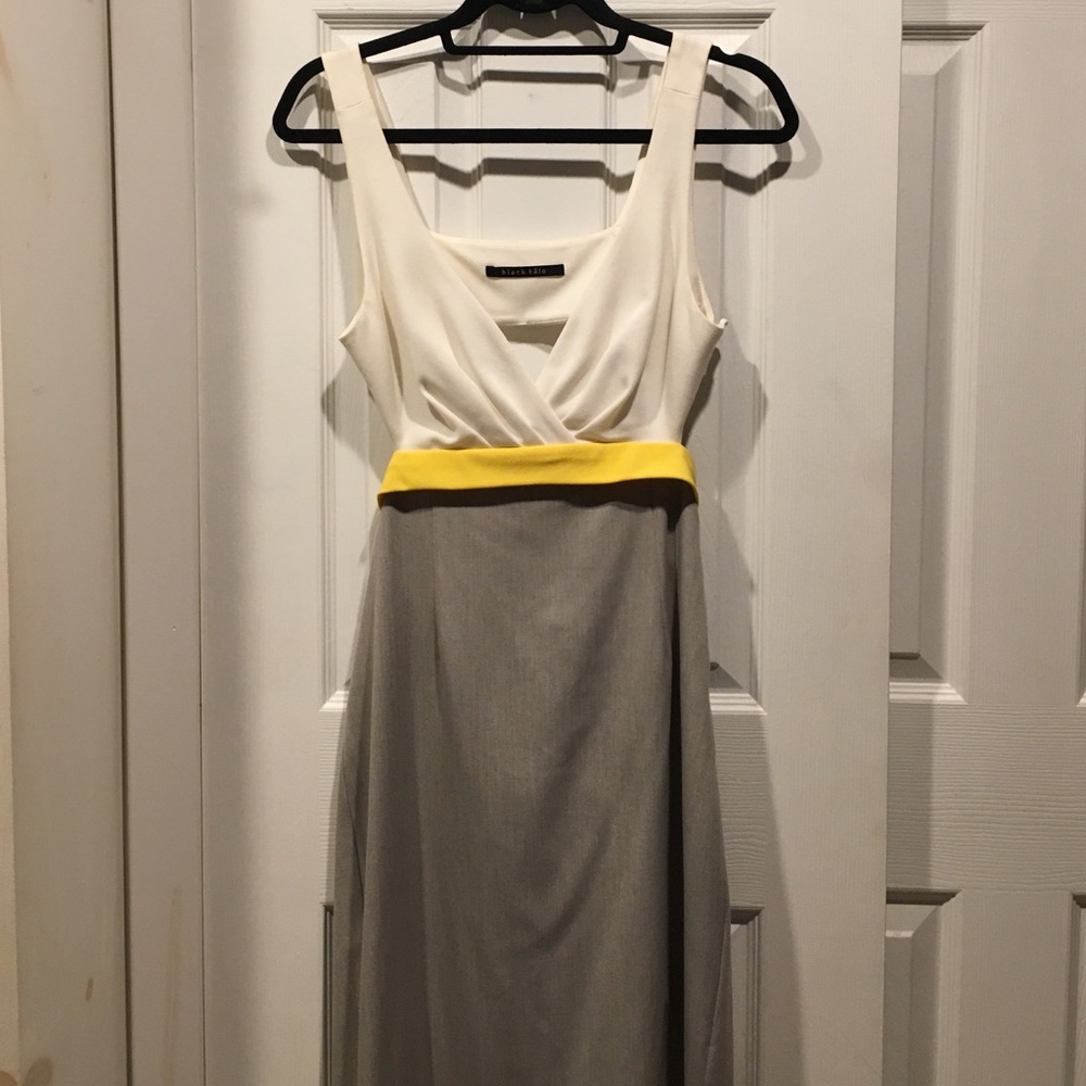 Black Halo open back dress