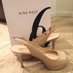 Nine West Nude Color Heels