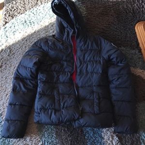 Abercrombie kids jacket navy blue