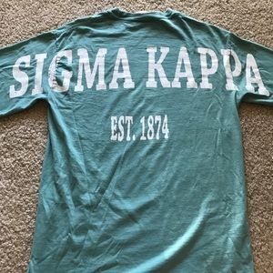 Long sleeve sigma kappa 1874 tee