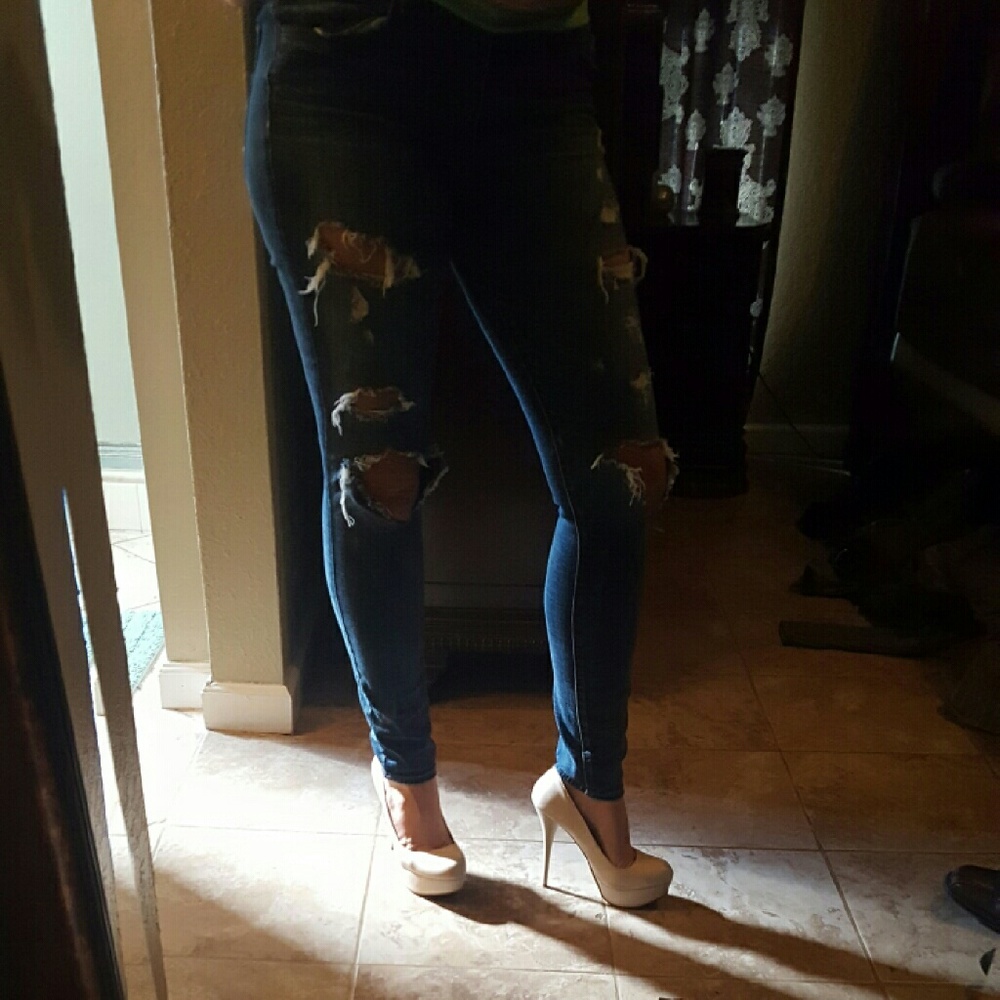 Hi waist jegging/jeans