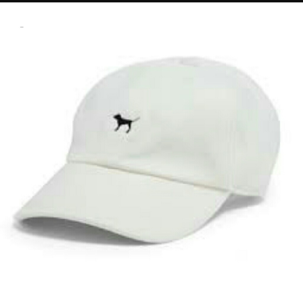 NWT Victoria's Secret PINK White Wool Baseball Cap