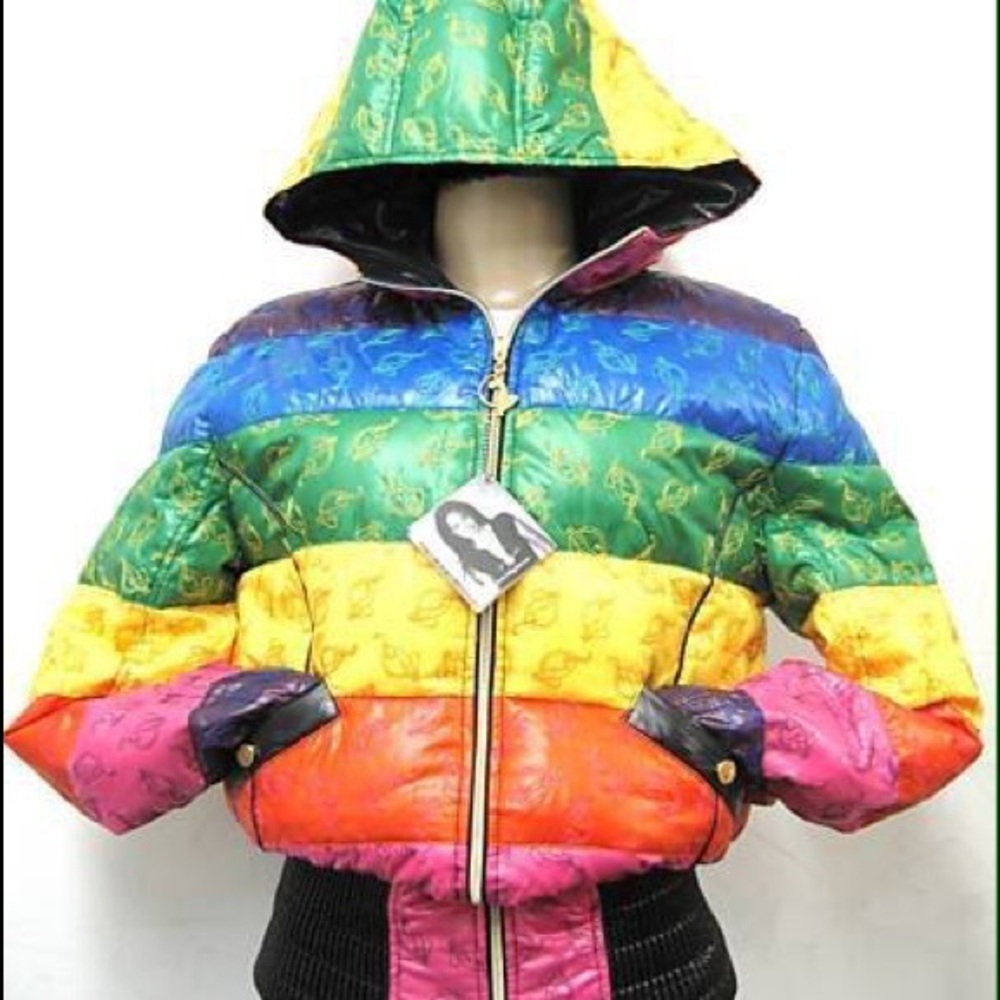 Rainbow 🌈 jacket Baby Phat wanted
