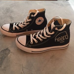 High top Converse sneakers