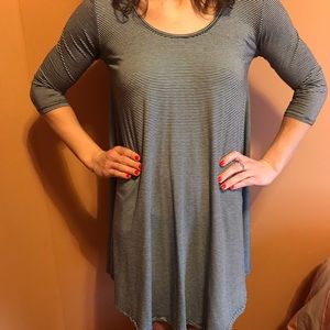 long sleeve casual dress