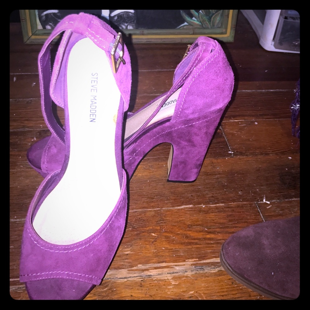 Steve madden size 10 chunky heel