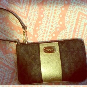 Real mk wristlet