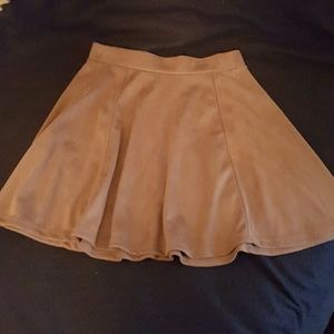 H&M Suede skater skirt