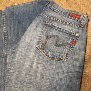 Citizens of humanity size 26/30 distressed jeans